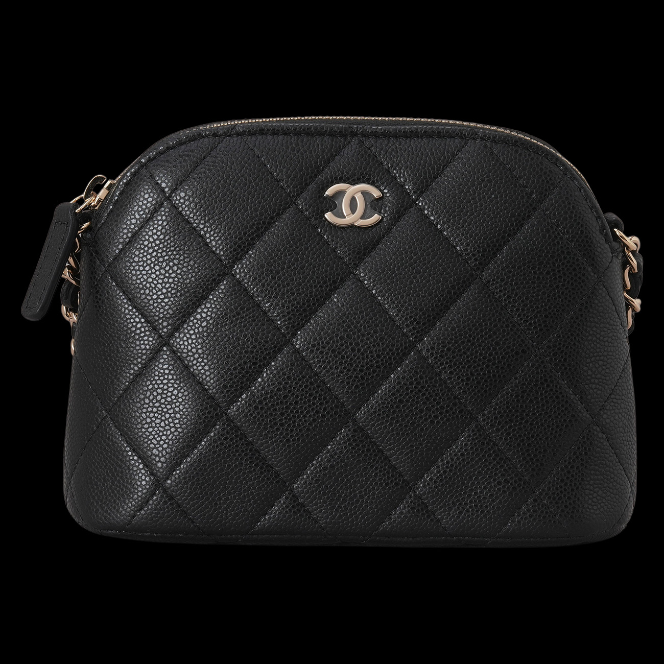 CHANEL(USED)샤넬 AP4000 캐비어 하프문 미니