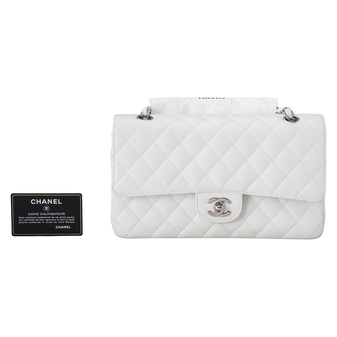 CHANEL(USED)샤넬 캐비어 클래식 미듐 플랩백