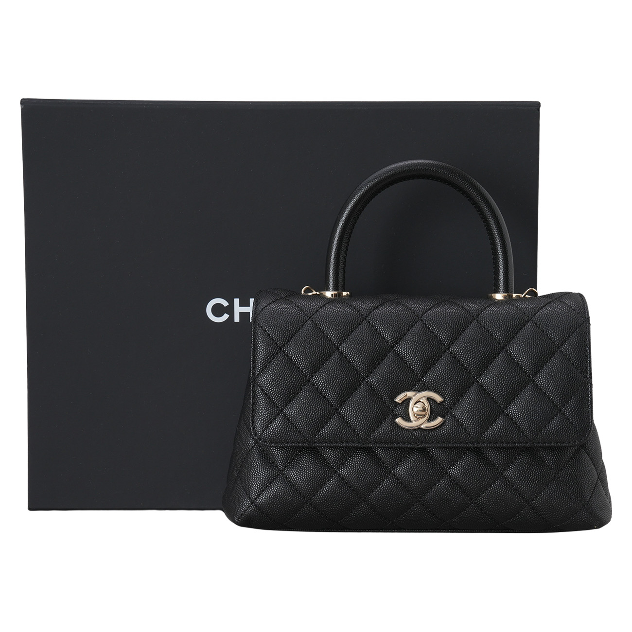 CHANEL(USED)샤넬 캐비어 코코핸들 스몰