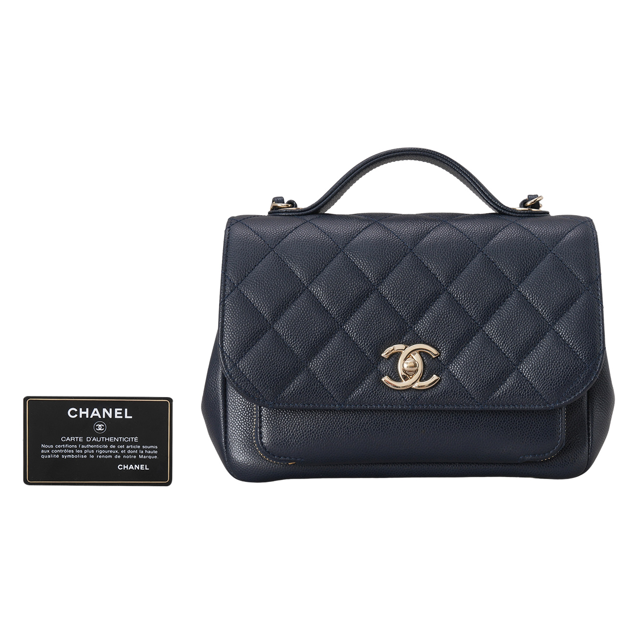 CHANEL(USED)샤넬 캐비어 비니지스 어피니티