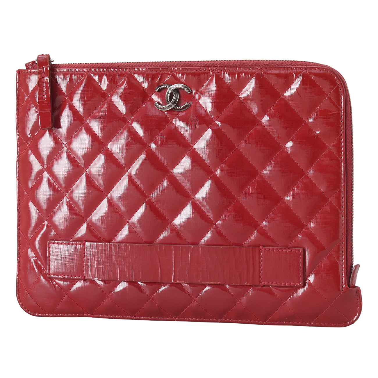 CHANEL(USED)샤넬 시즌 페이던트 클러치 뉴미듐