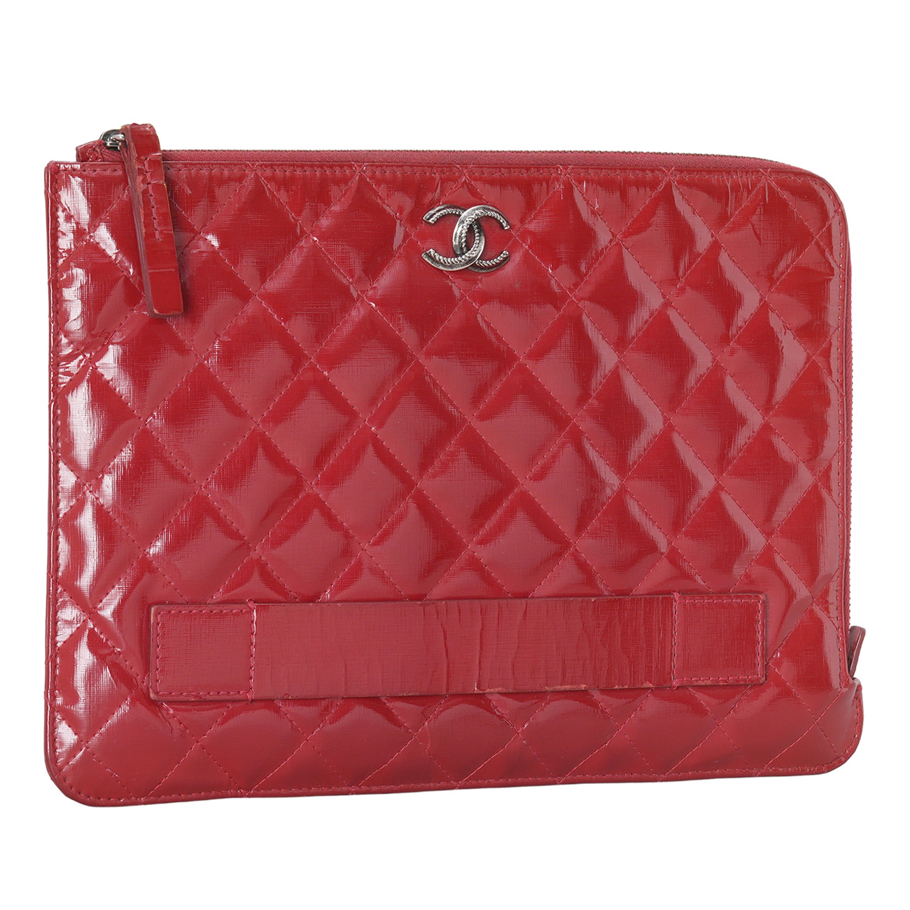 CHANEL(USED)샤넬 시즌 페이던트 클러치 뉴미듐