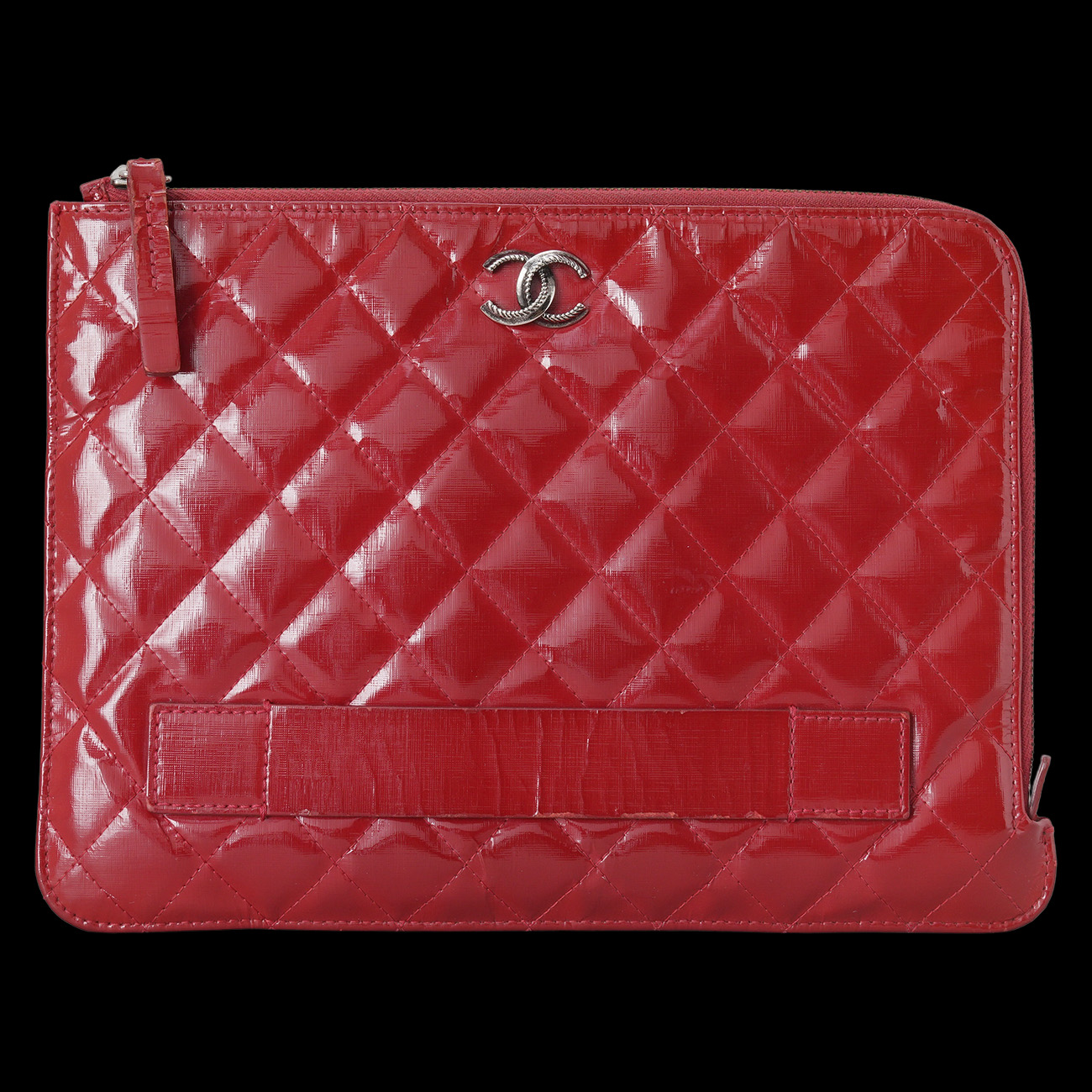 CHANEL(USED)샤넬 시즌 페이던트 클러치 뉴미듐