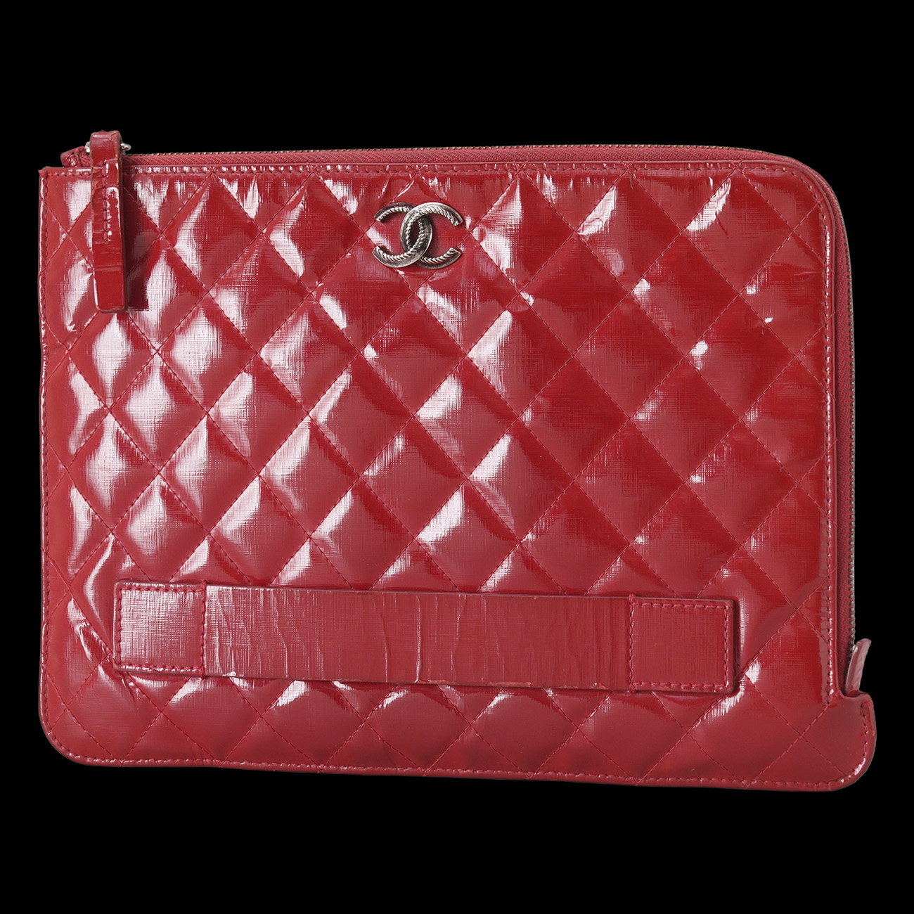 CHANEL(USED)샤넬 시즌 페이던트 클러치 뉴미듐
