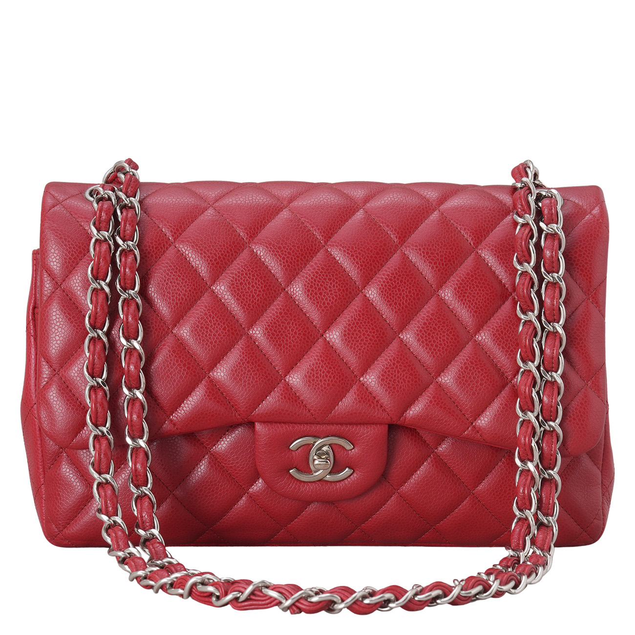 CHANEL(USED)샤넬 캐비어 클래식 라지 플랩백