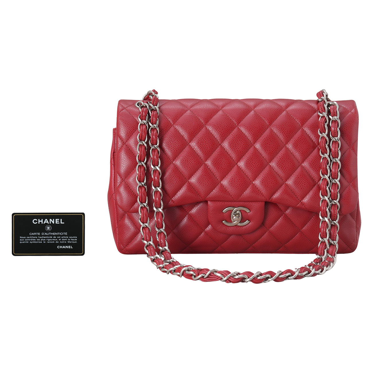 CHANEL(USED)샤넬 캐비어 클래식 라지 플랩백