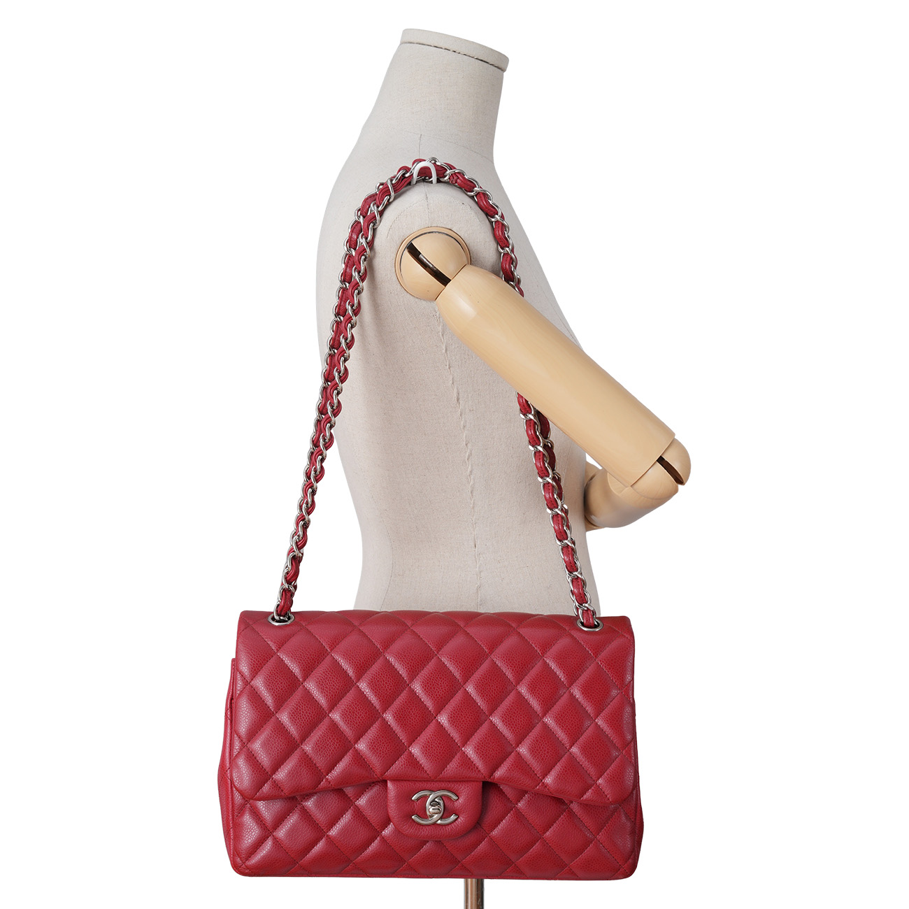 CHANEL(USED)샤넬 캐비어 클래식 라지 플랩백