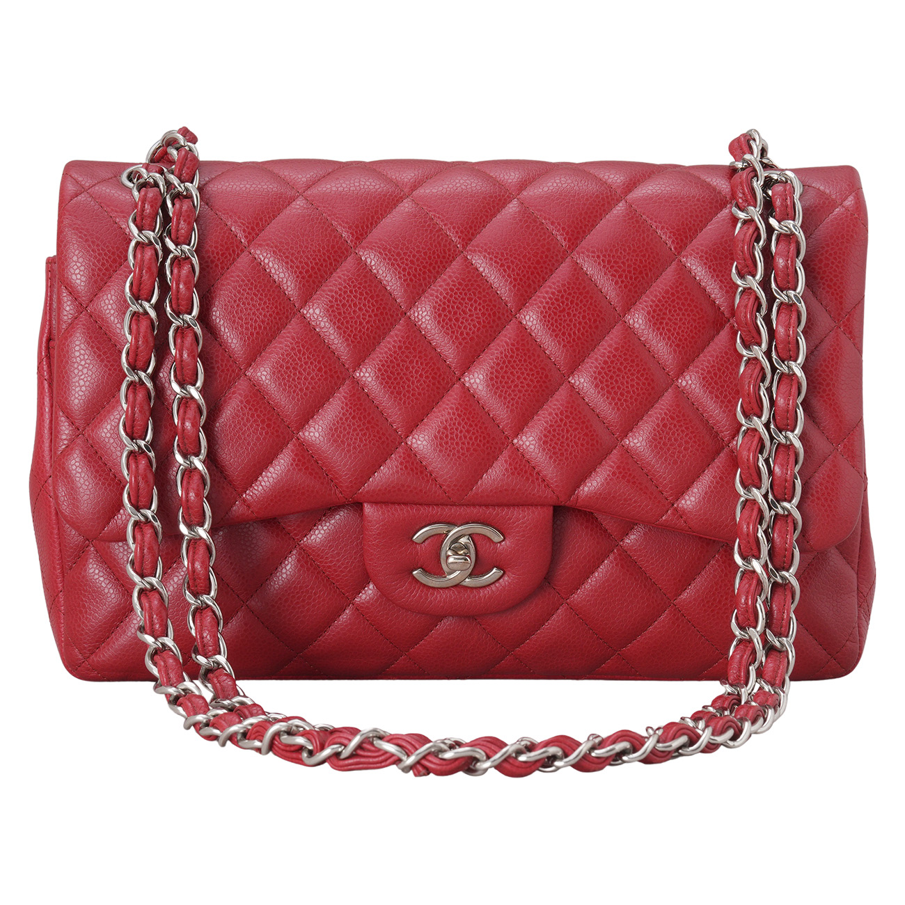 CHANEL(USED)샤넬 캐비어 클래식 라지 플랩백