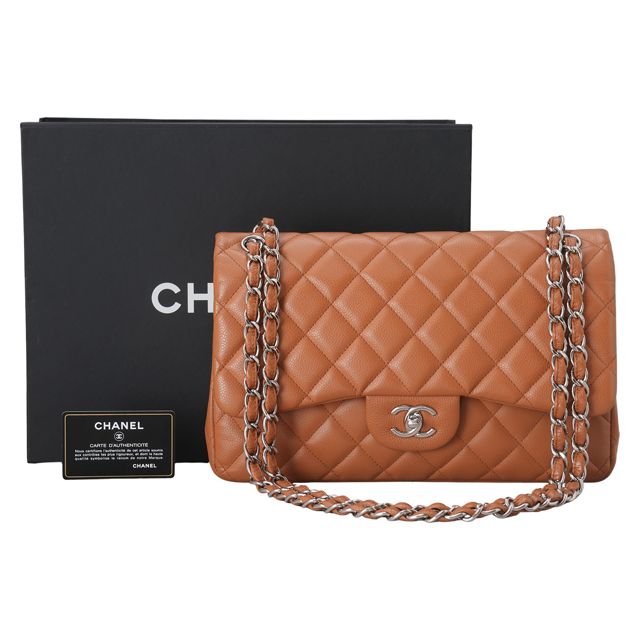 CHANEL(USED)샤넬 캐비어 클래식 라지 플랩백