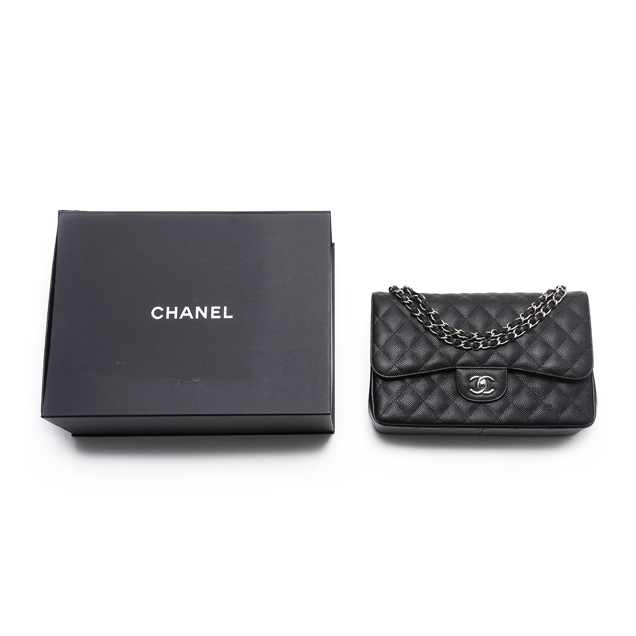 CHANEL(USED)샤넬 캐비어 클래식 점보 플랩백