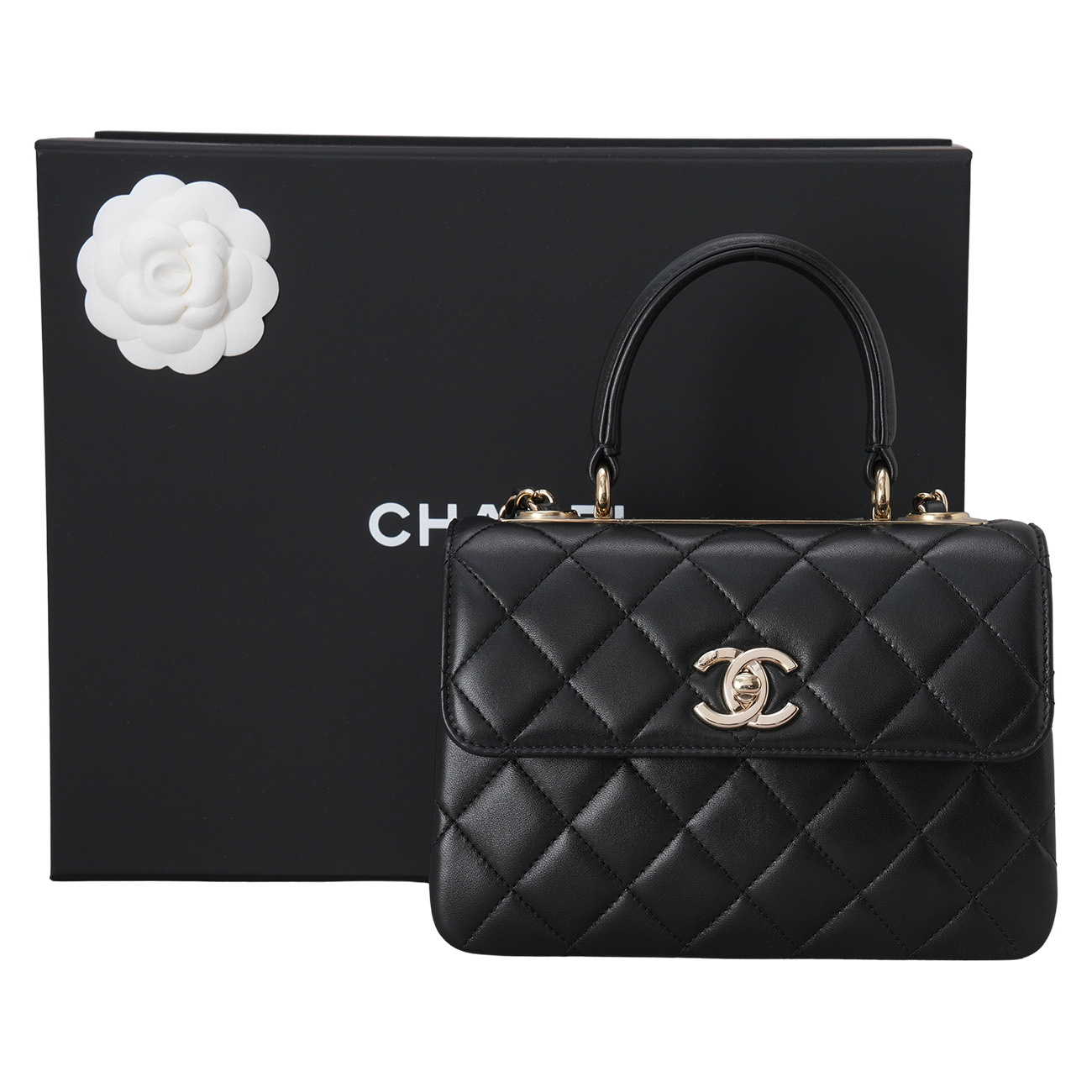 CHANEL(USED)샤넬 AS4654 트렌디CC 뉴미니 탑핸들 체인 숄더백
