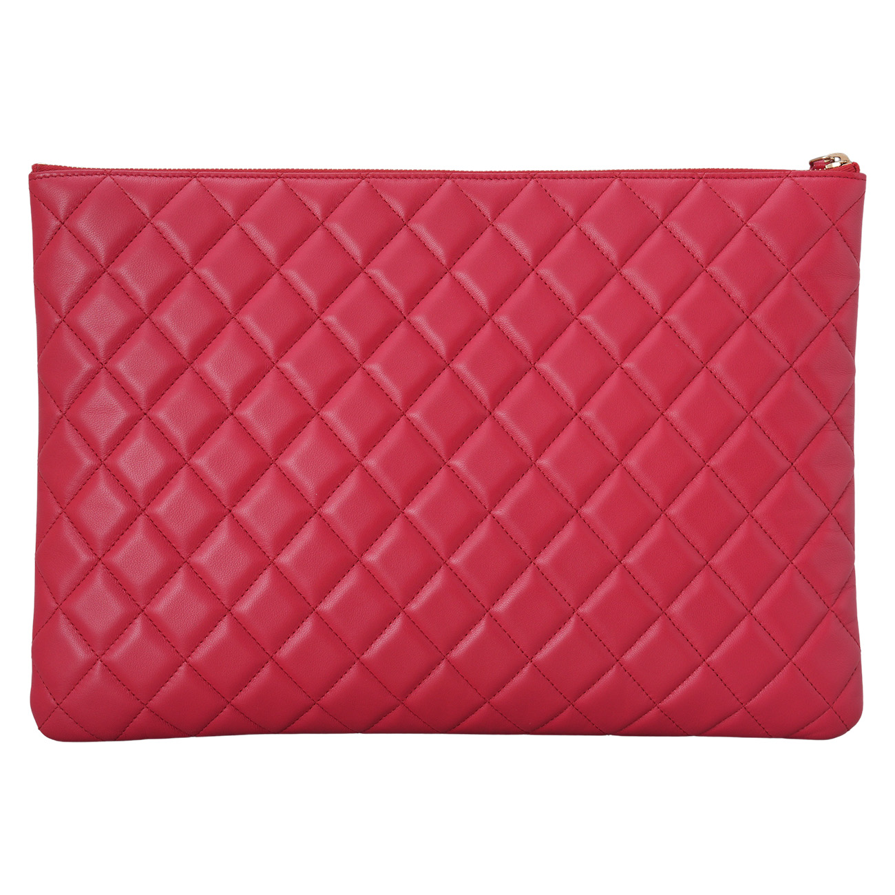 CHANEL(USED)샤넬 램스킨 클래식 클러치 라지