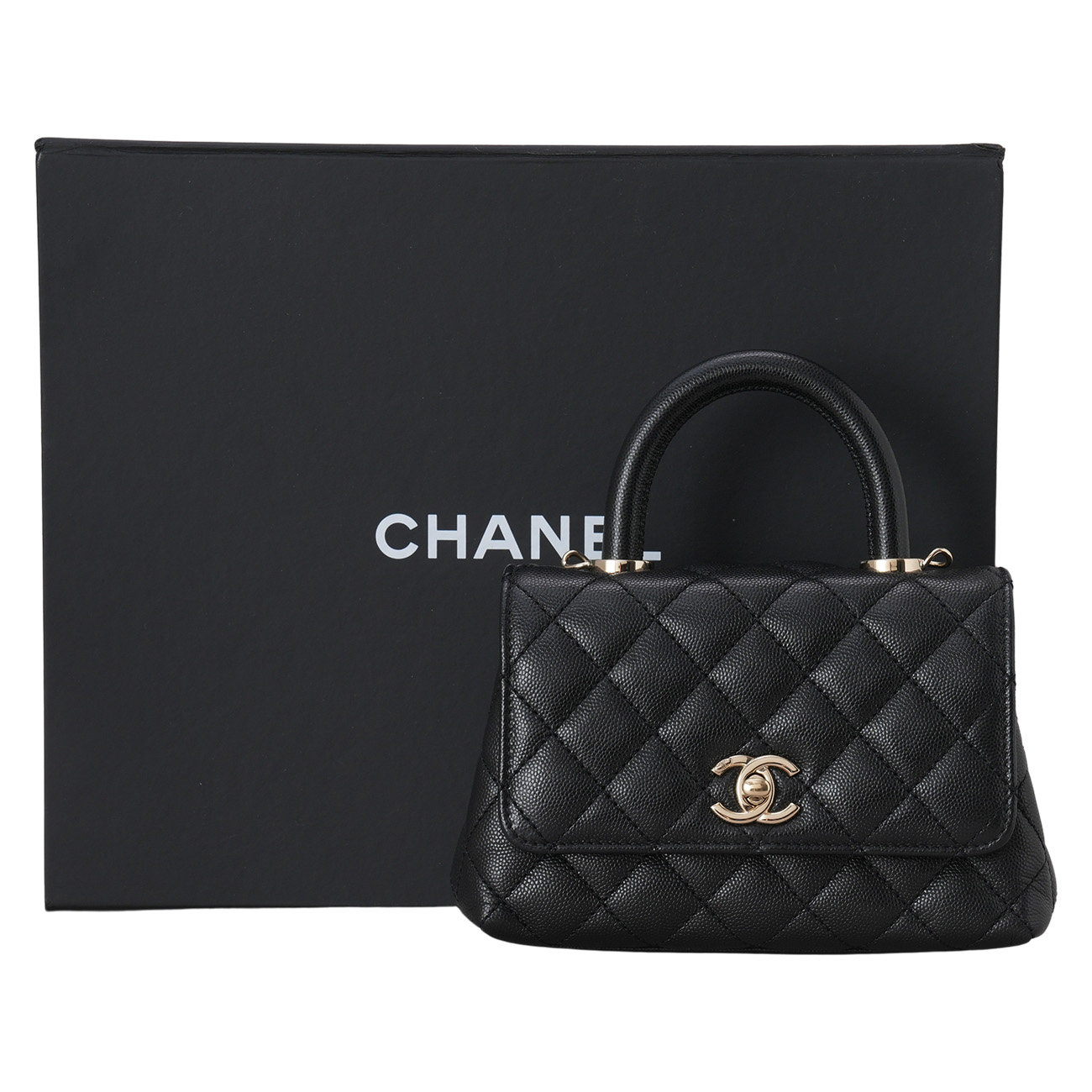 CHANEL(USED)샤넬 캐비어 코코핸들 미니