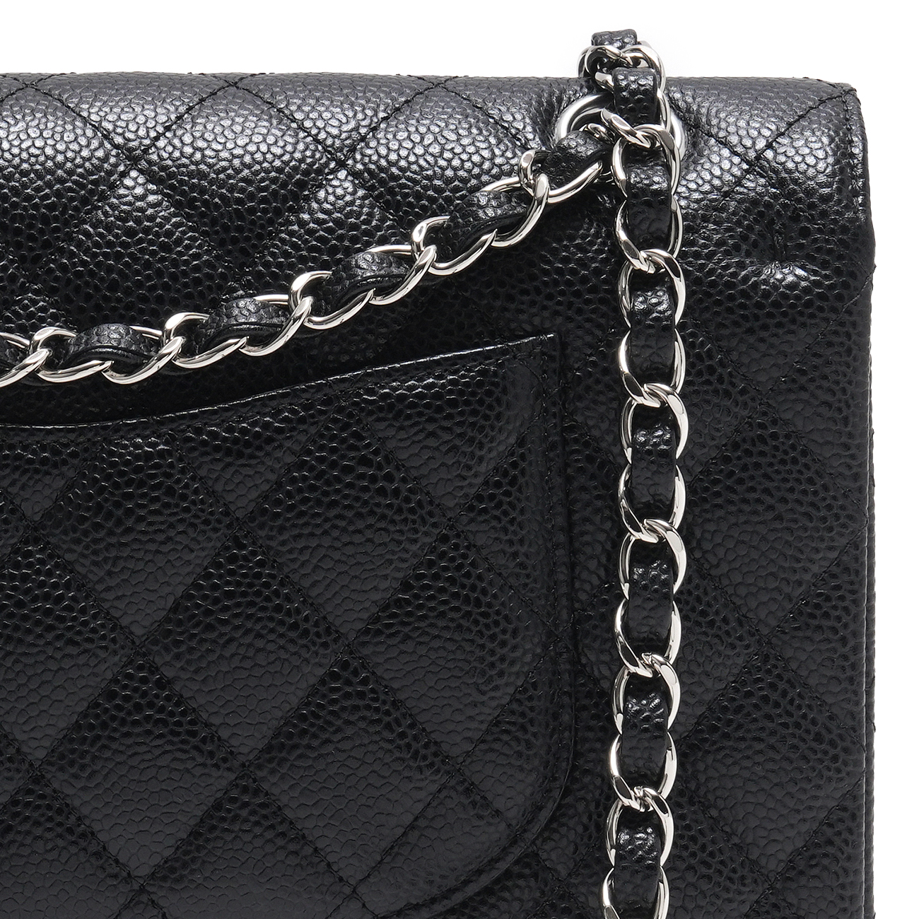 CHANEL(USED)샤넬 캐비어 클래식 미듐 플랩백