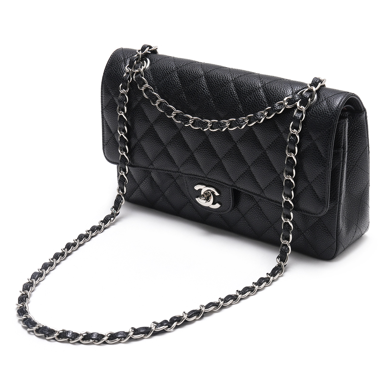 CHANEL(USED)샤넬 캐비어 클래식 미듐 플랩백