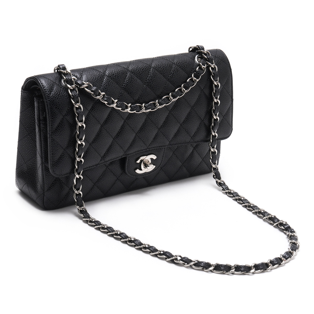 CHANEL(USED)샤넬 캐비어 클래식 미듐 플랩백