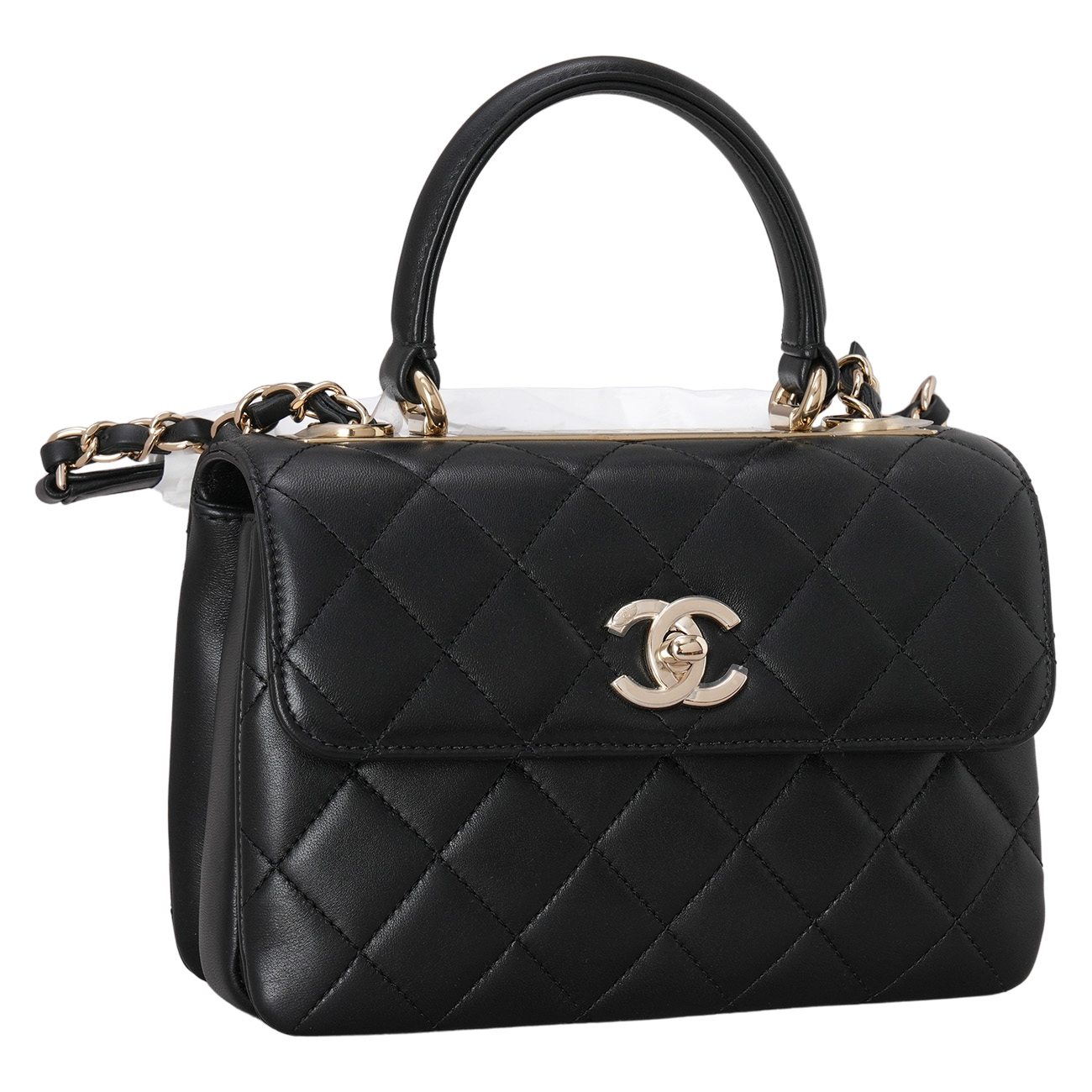 CHANEL(USED)샤넬 AS4654 트렌디CC 뉴미니 탑핸들 체인 숄더백