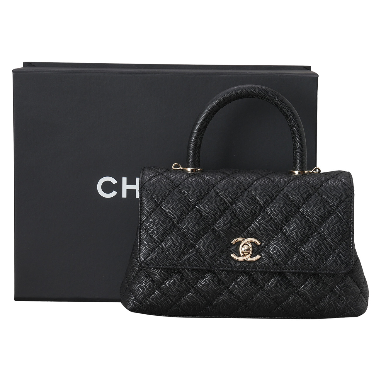CHANEL(USED)샤넬 캐비어 코코핸들 스몰