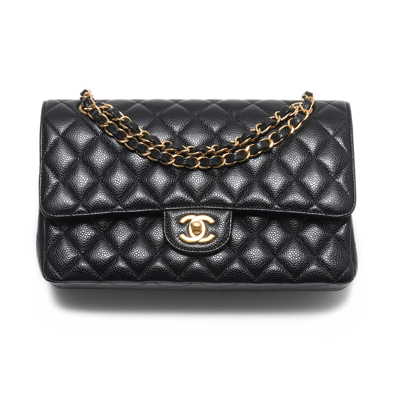 CHANEL(USED)샤넬 캐비어 클래식 미듐 플랩백