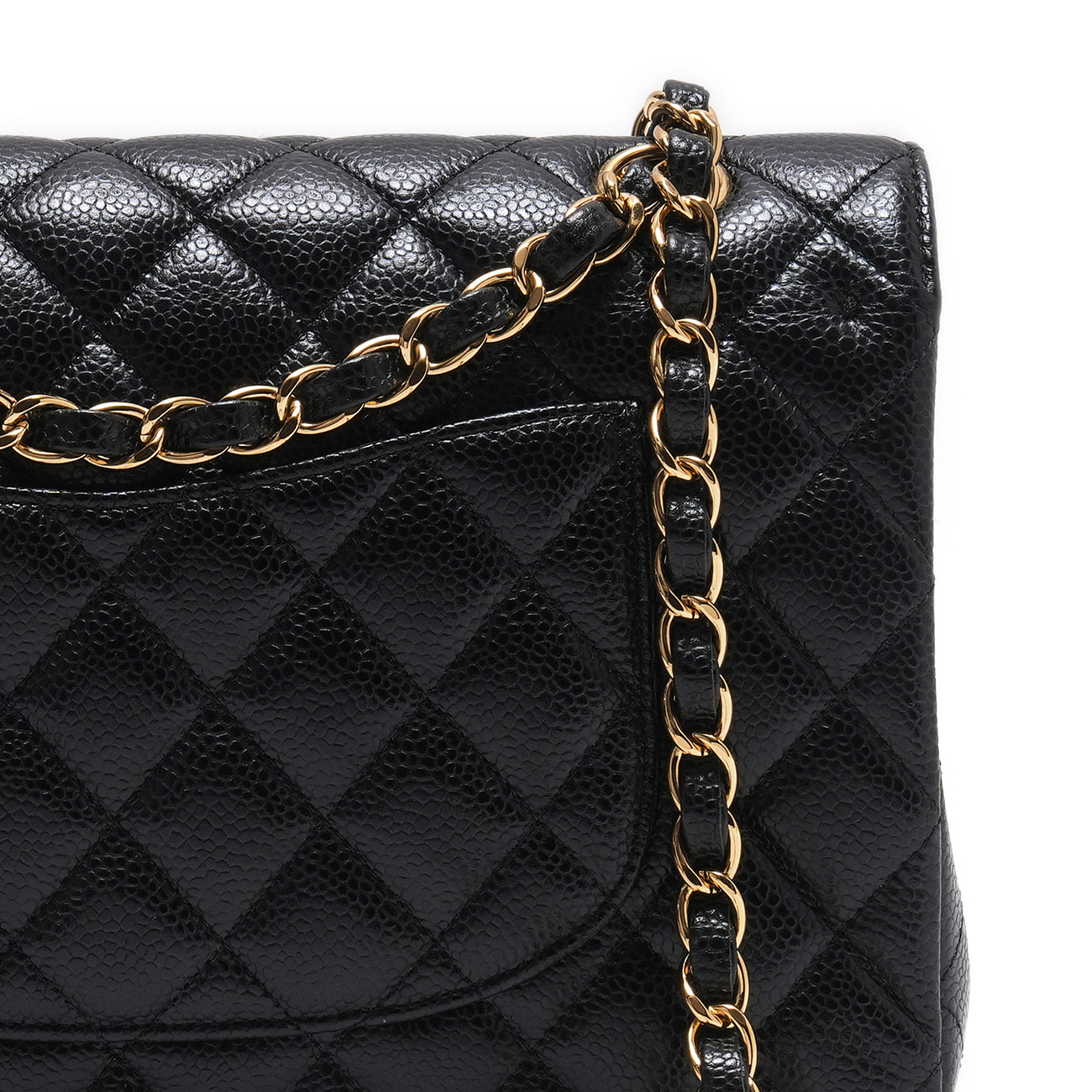 CHANEL(USED)샤넬 캐비어 클래식 미듐 플랩백