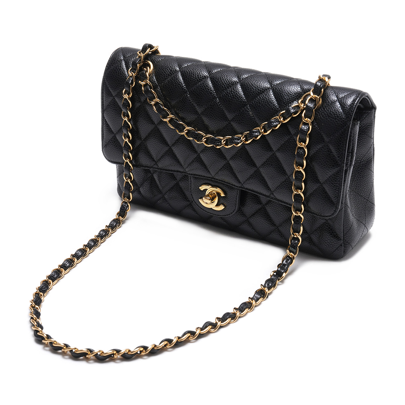 CHANEL(USED)샤넬 캐비어 클래식 미듐 플랩백