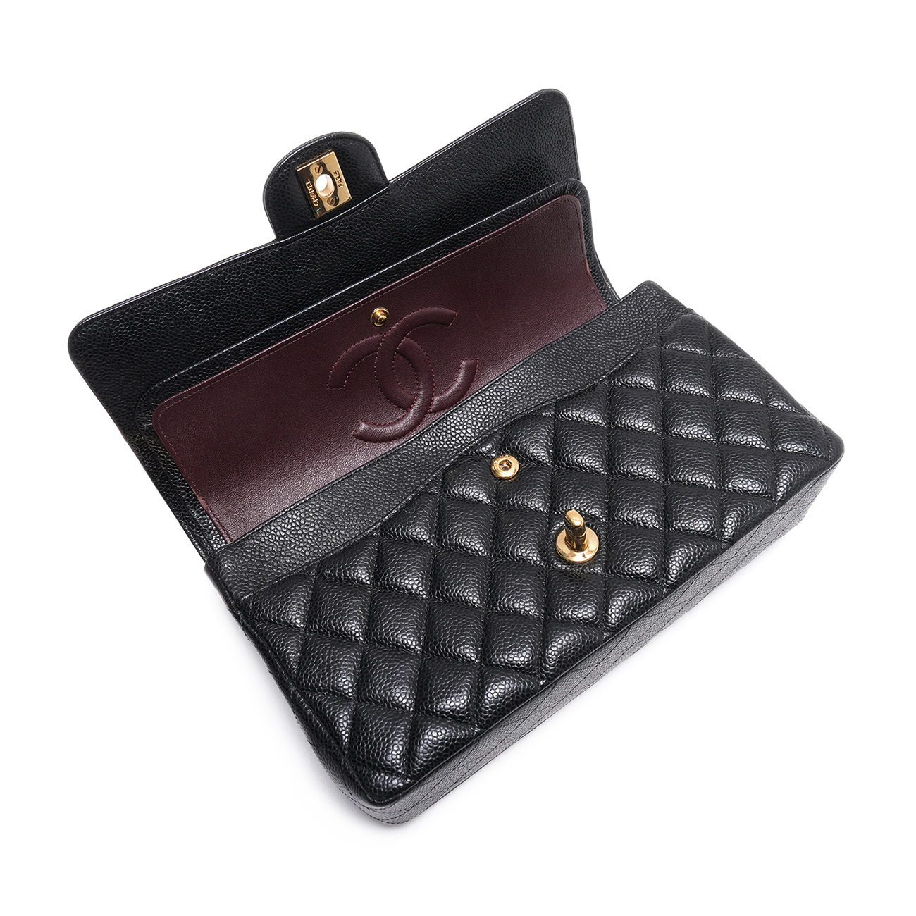 CHANEL(USED)샤넬 캐비어 클래식 미듐 플랩백
