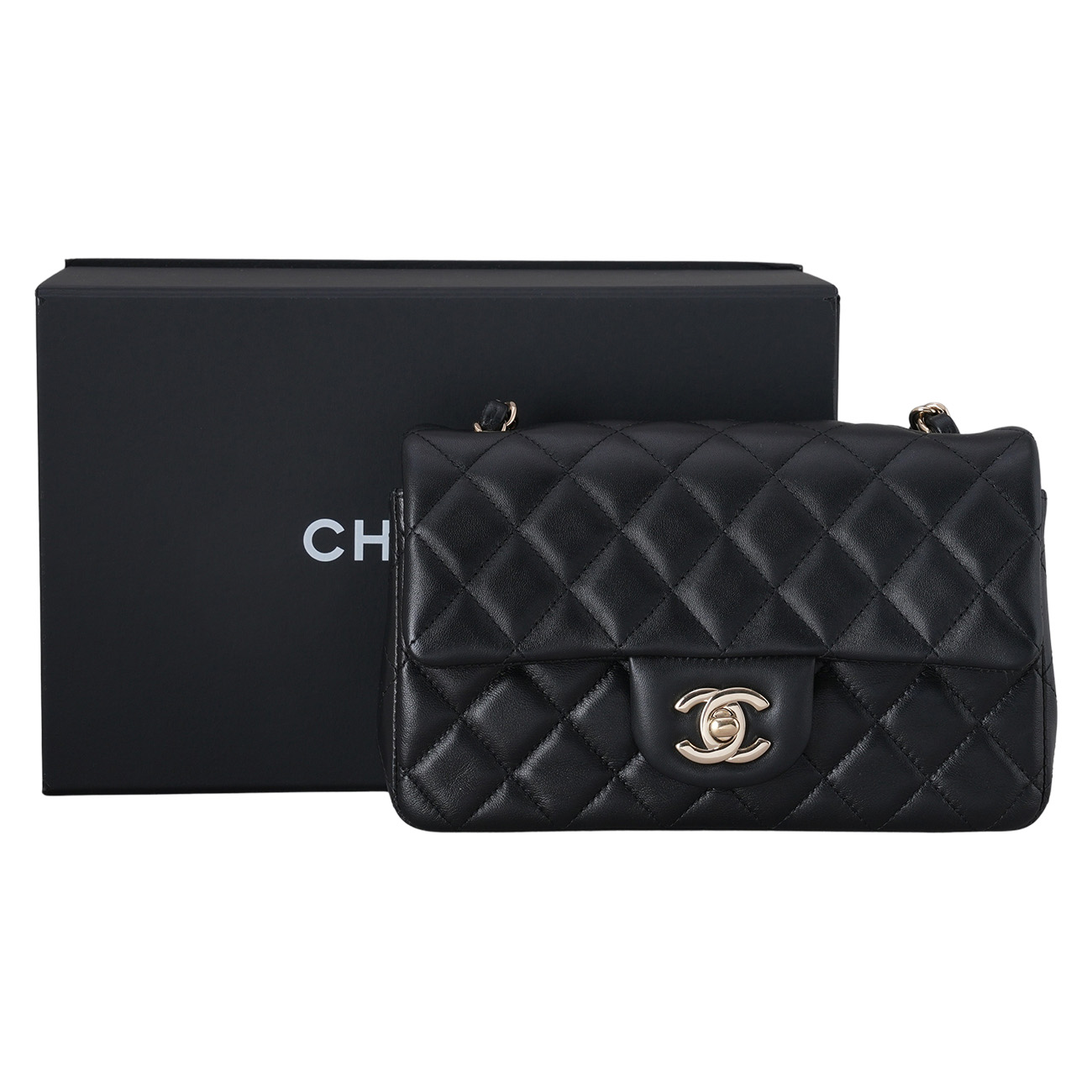 CHANEL(USED)샤넬 A69900 램스킨 클래식 뉴미니