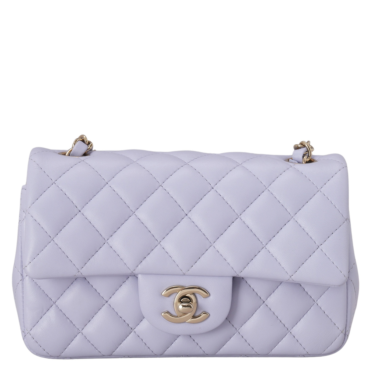 CHANEL(USED)샤넬 램스킨 클래식 뉴미니 크로스백