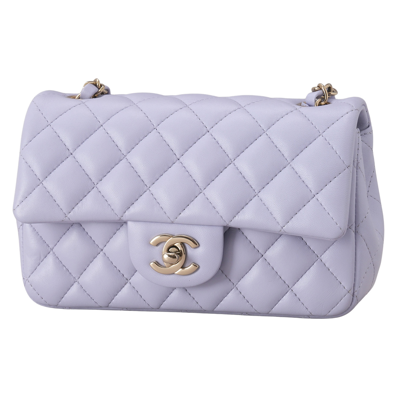 CHANEL(USED)샤넬 램스킨 클래식 뉴미니 크로스백