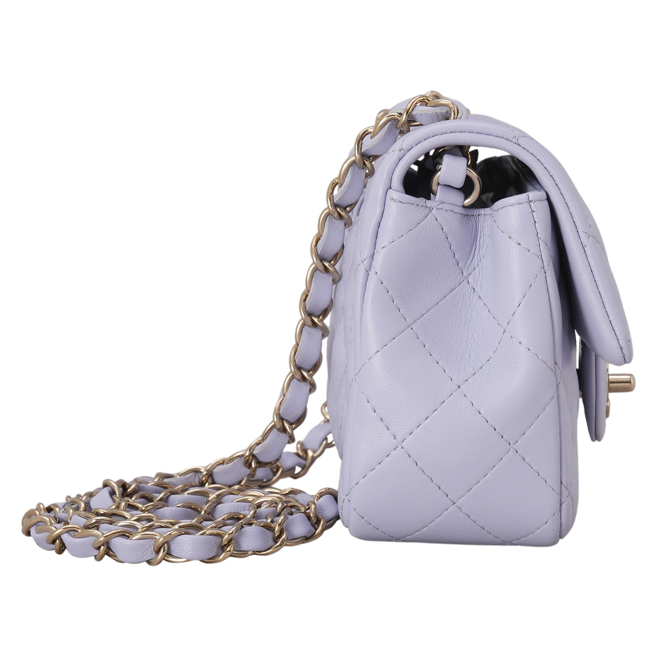 CHANEL(USED)샤넬 램스킨 클래식 뉴미니 크로스백
