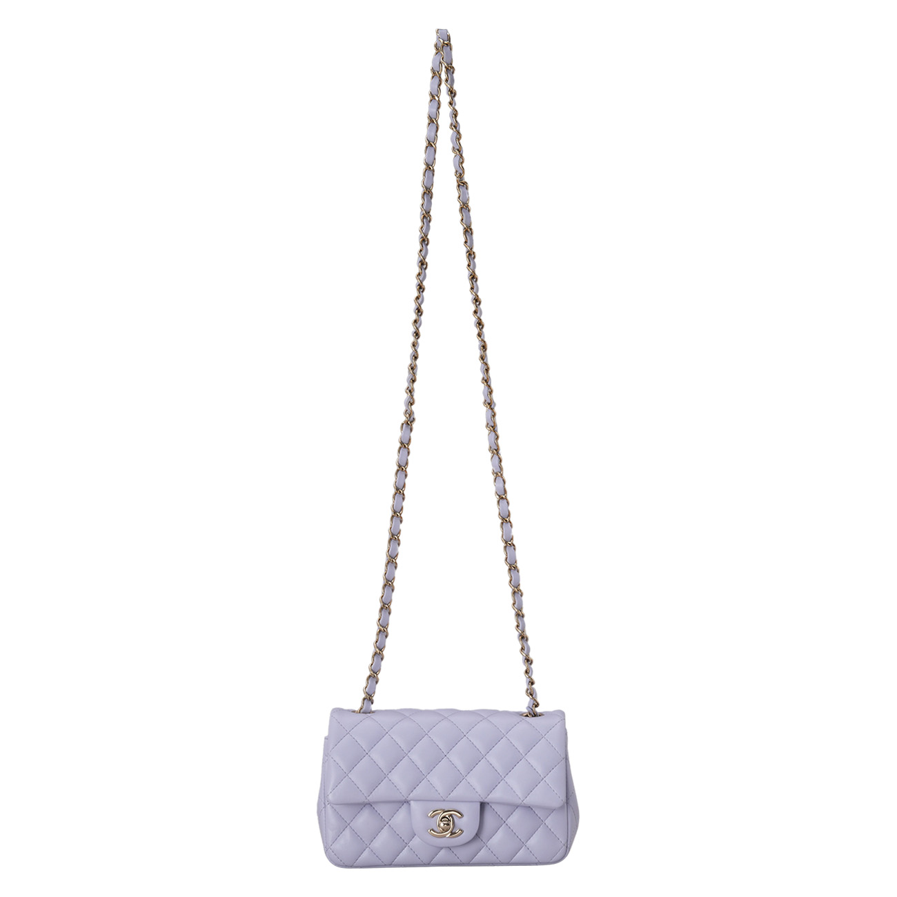 CHANEL(USED)샤넬 램스킨 클래식 뉴미니 크로스백