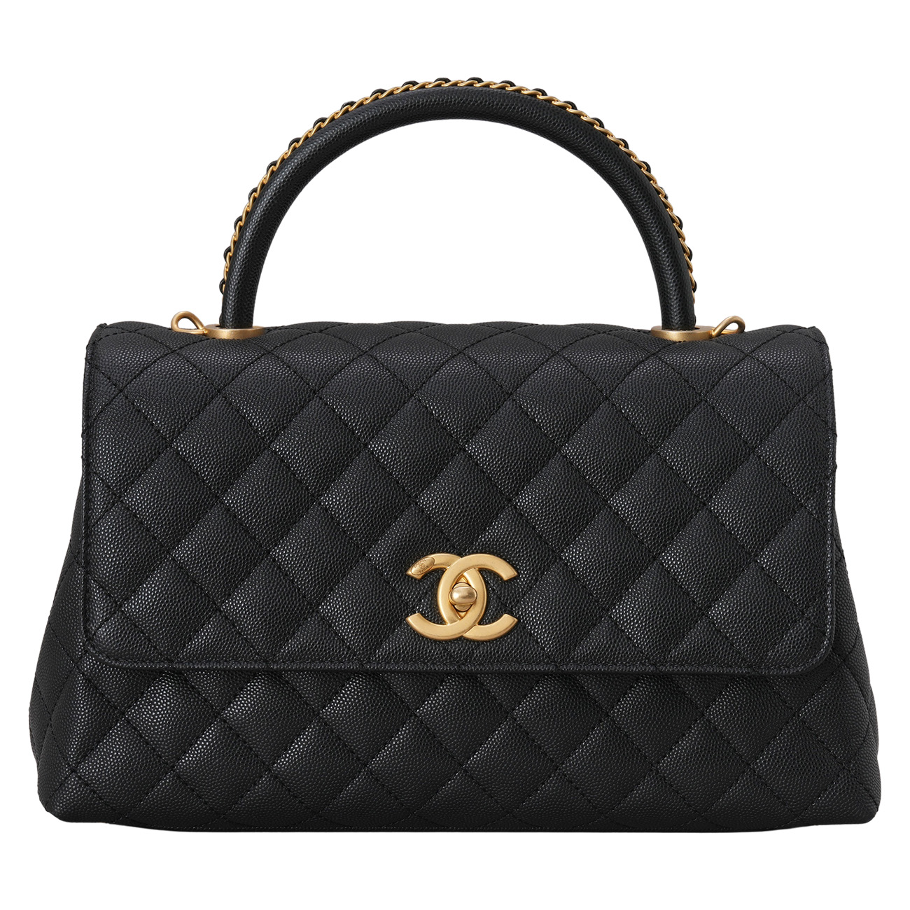 CHANEL(USED)샤넬 A92991 시즌 캐비어 코코핸들 미듐