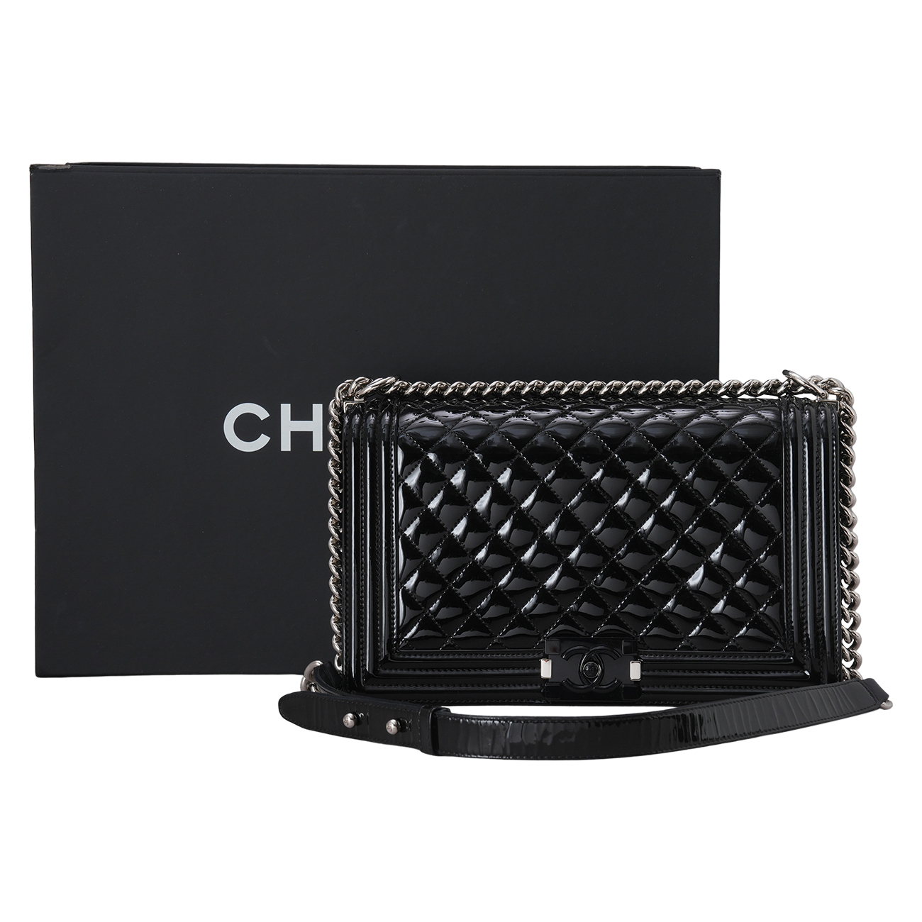 CHANEL(USED)샤넬 페이던트 보이샤넬 라지 백