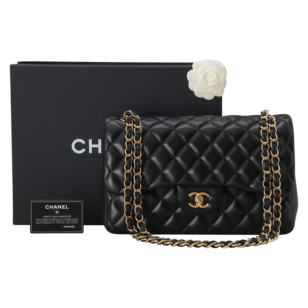 CHANEL(USED)샤넬 램스킨 클래식 라지 플랩백