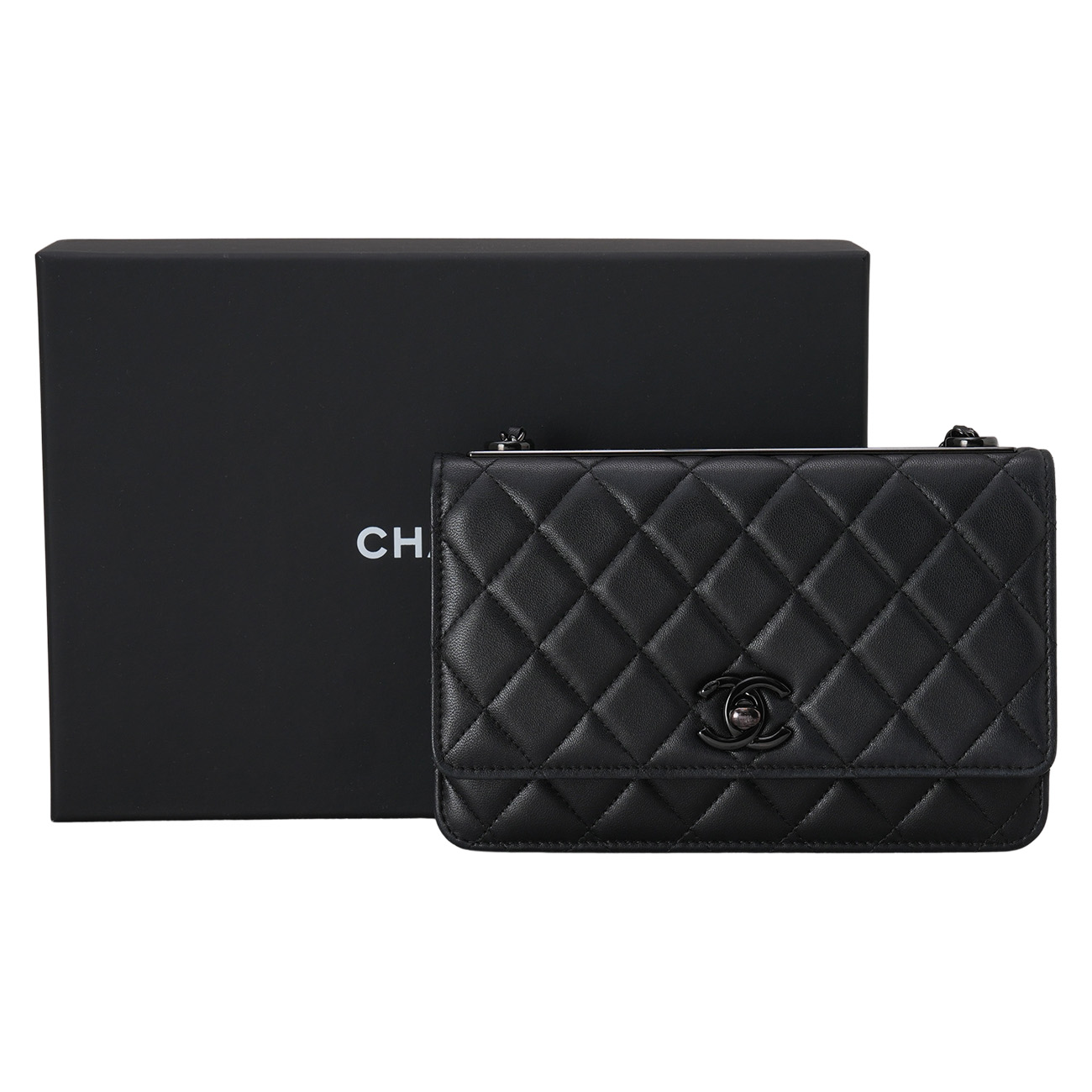 CHANEL(USED)샤넬 A80982 트렌디CC WOC 올블랙