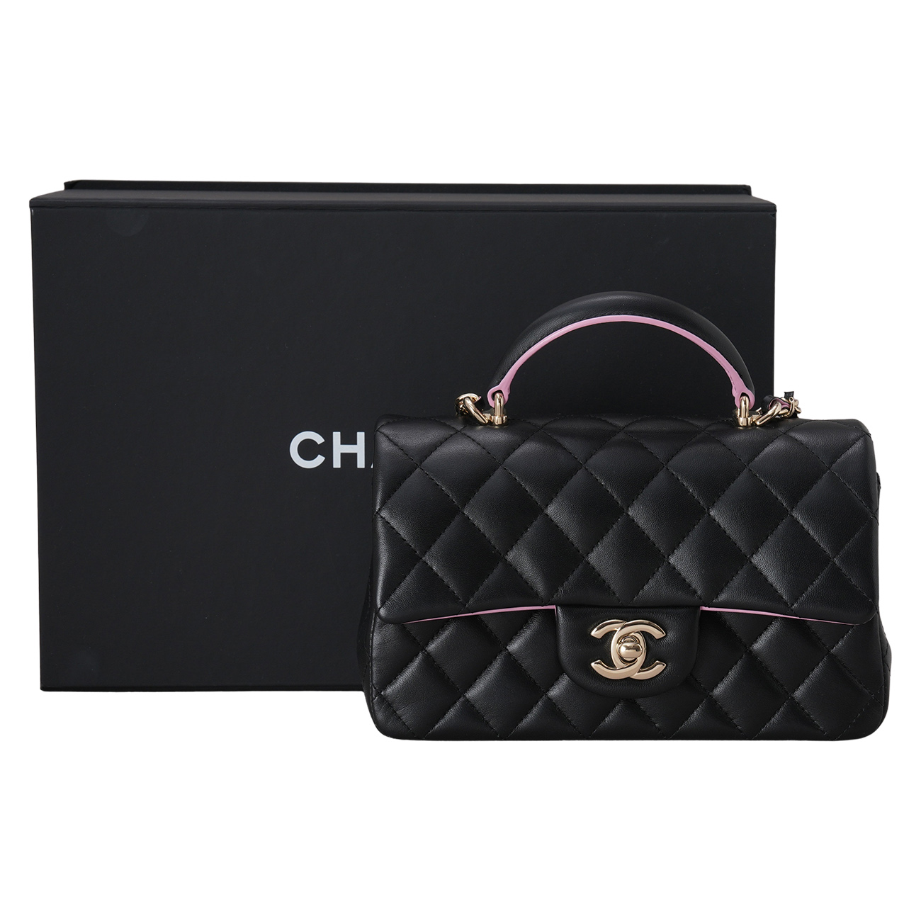 CHANEL(USED)샤넬 뉴미니 탑핸들 크로스백