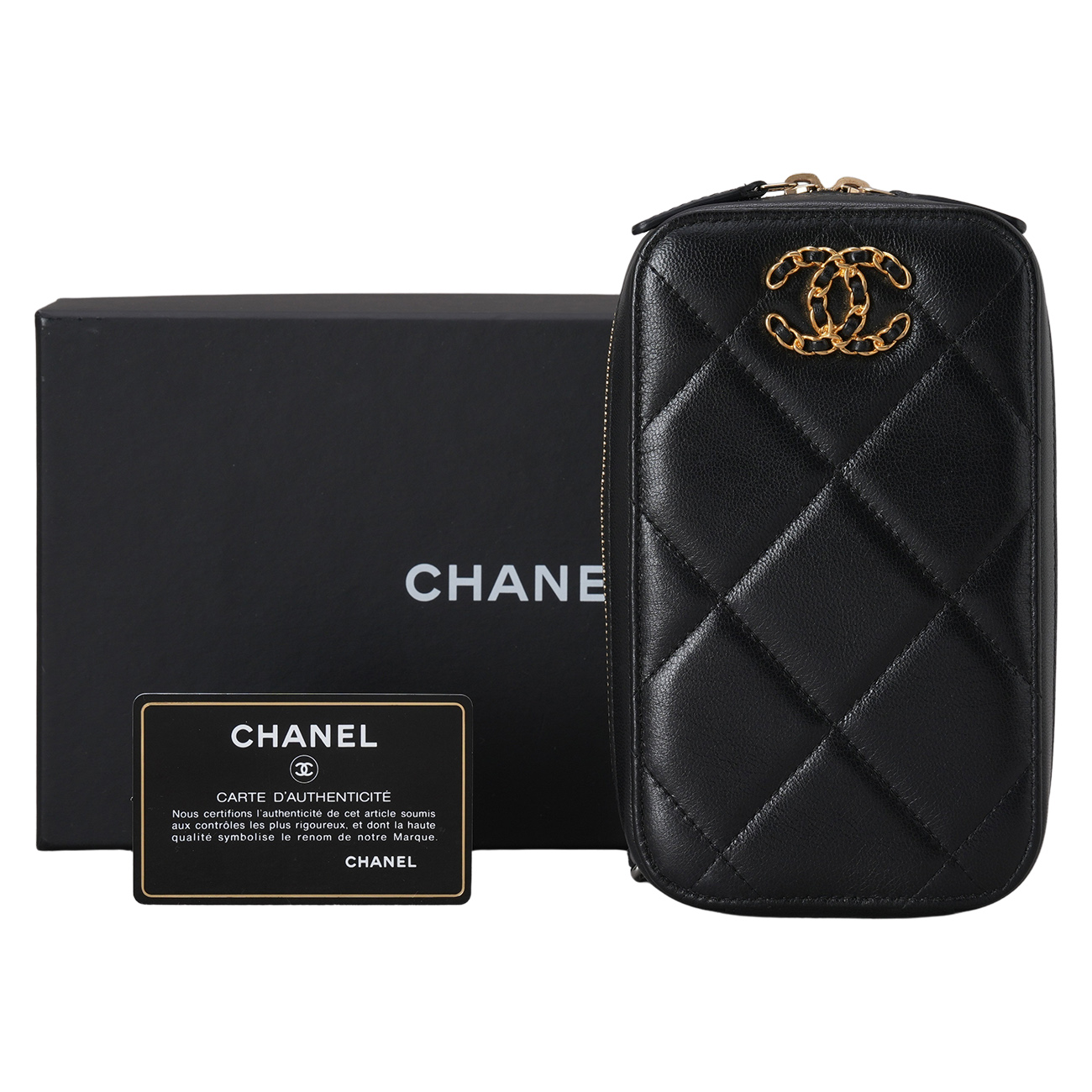 CHANEL(USED)샤넬 AP1279 19 폰홀더 체인백