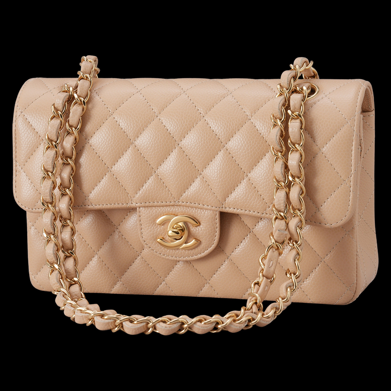 CHANEL(USED)샤넬 캐비어 클래식 스몰 플랩백