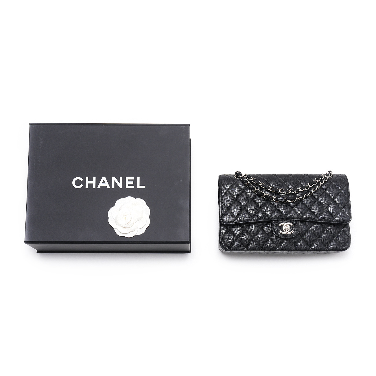 CHANEL(USED)샤넬 캐비어 클래식 미듐 플랩백