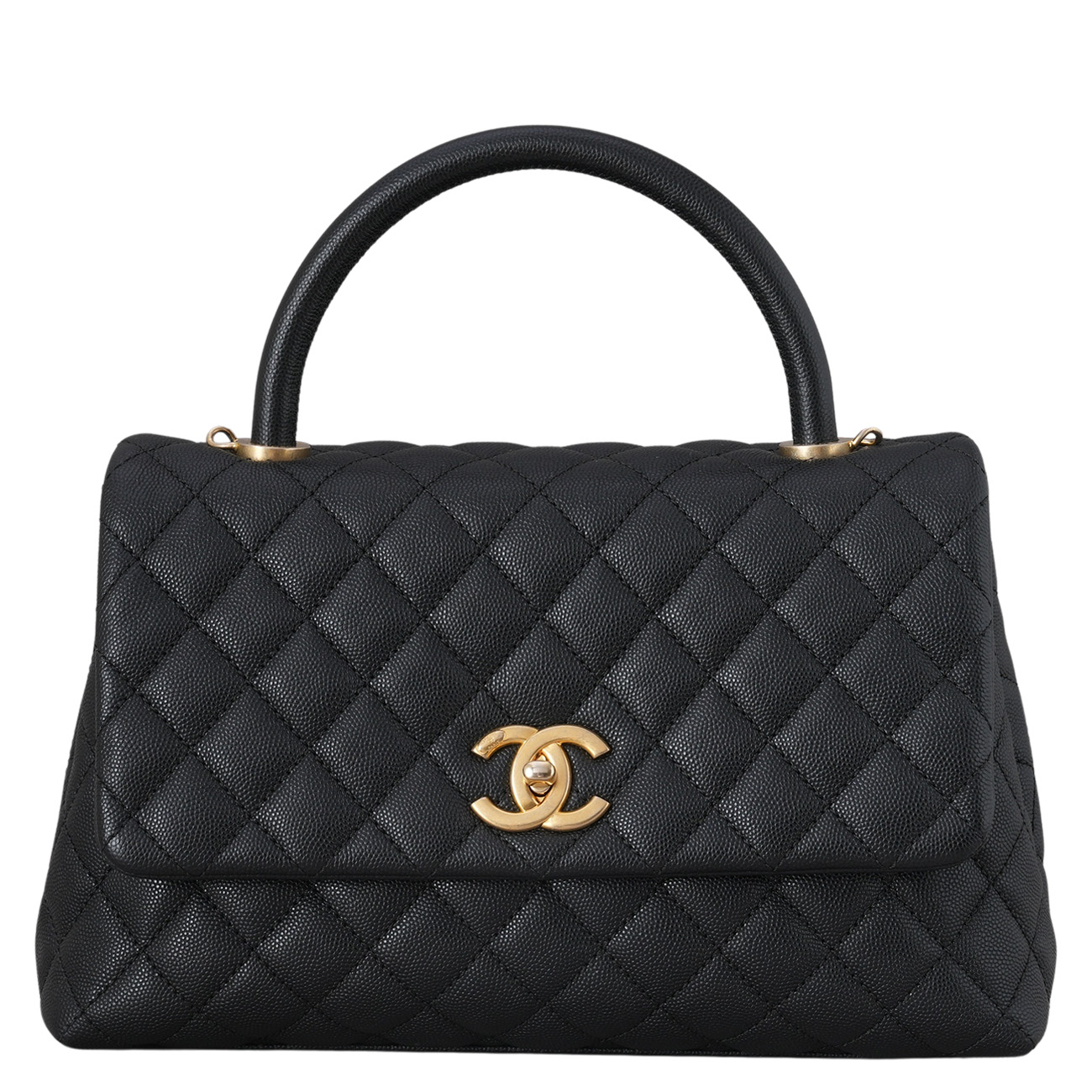 CHANEL(USED)샤넬 캐비어 코코핸들 28