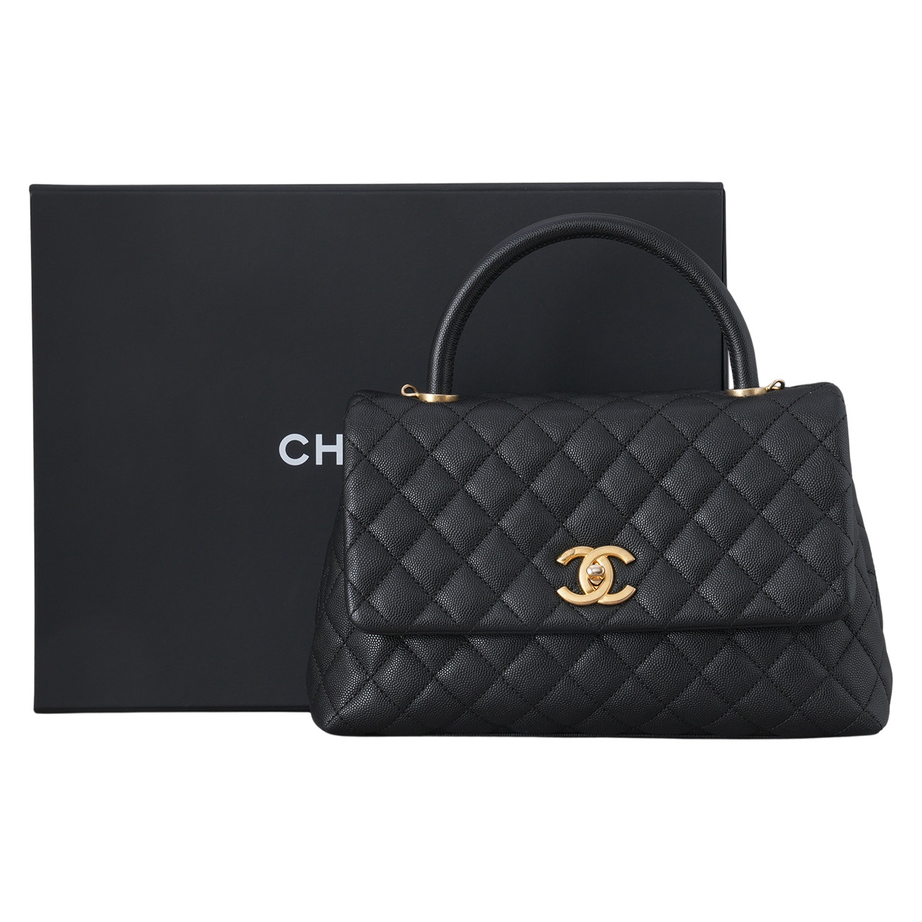 CHANEL(USED)샤넬 캐비어 코코핸들 28