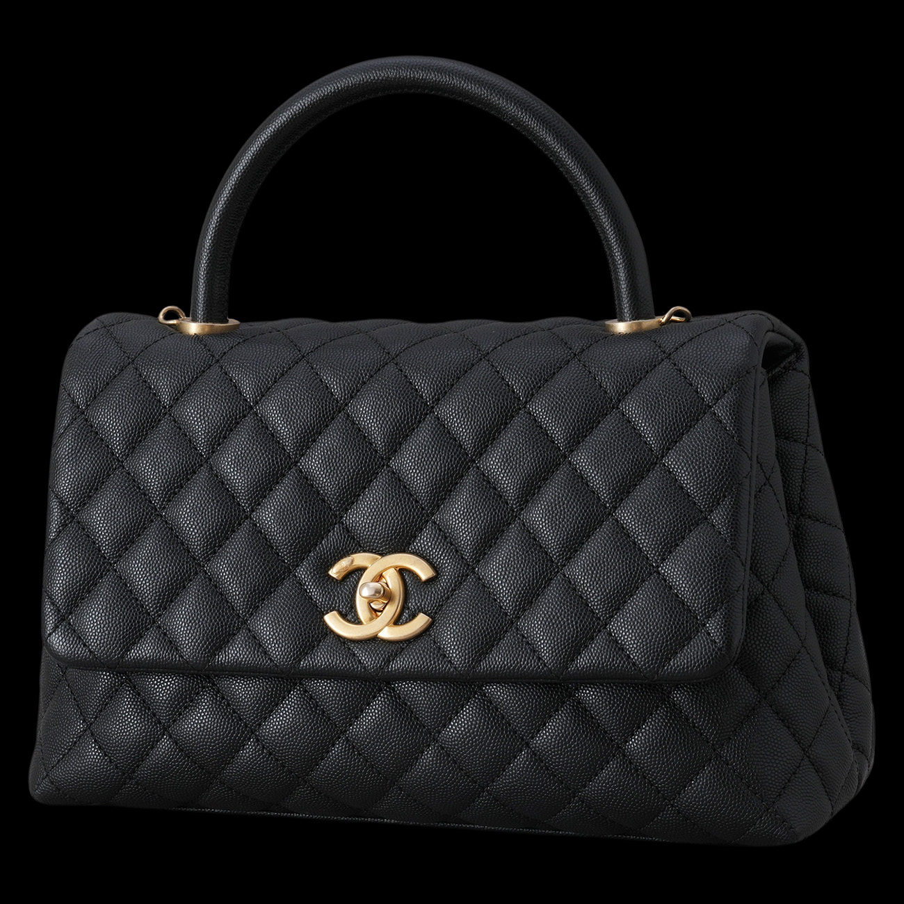 CHANEL(USED)샤넬 캐비어 코코핸들 28