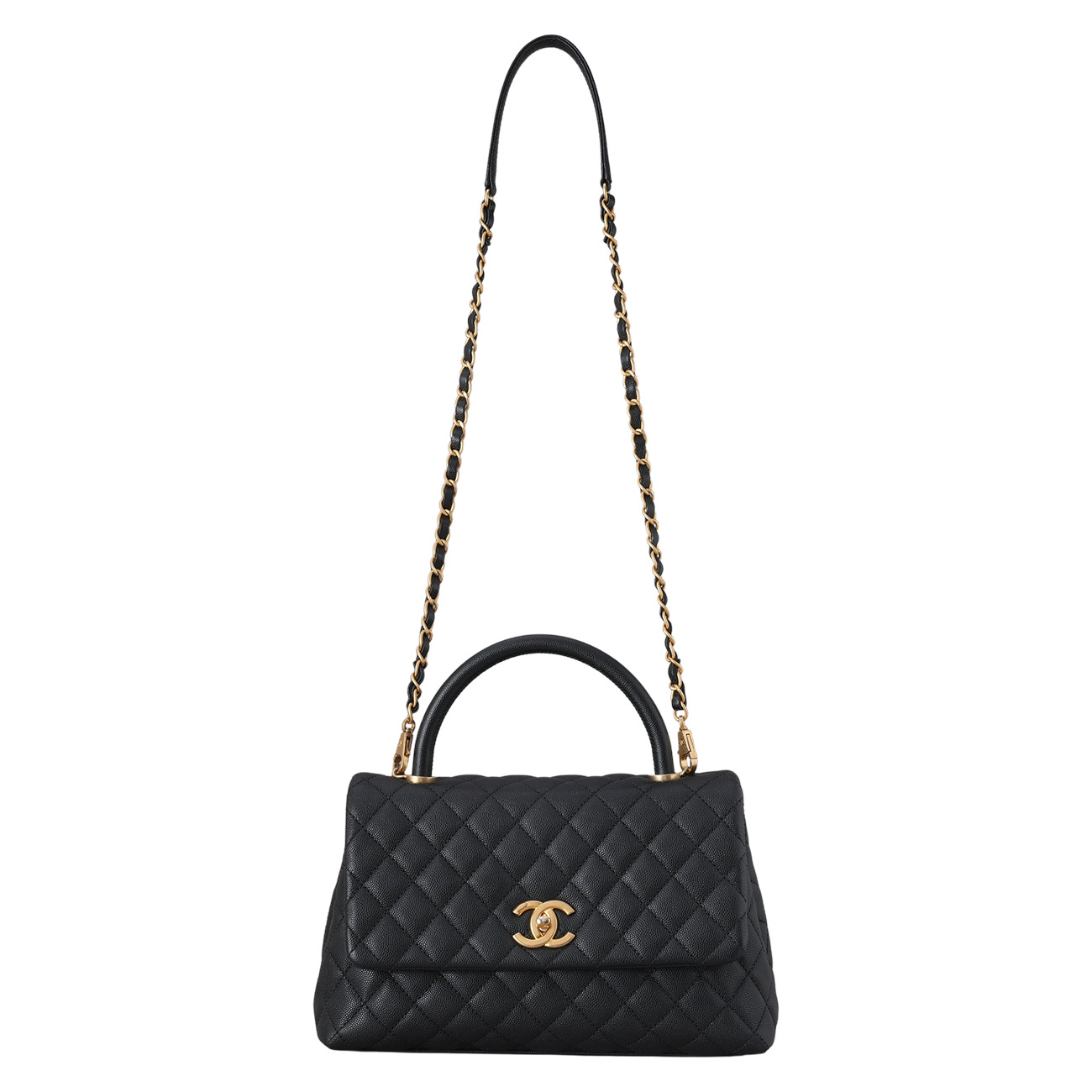 CHANEL(USED)샤넬 캐비어 코코핸들 28