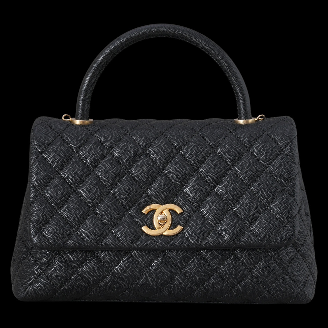 CHANEL(USED)샤넬 캐비어 코코핸들 28