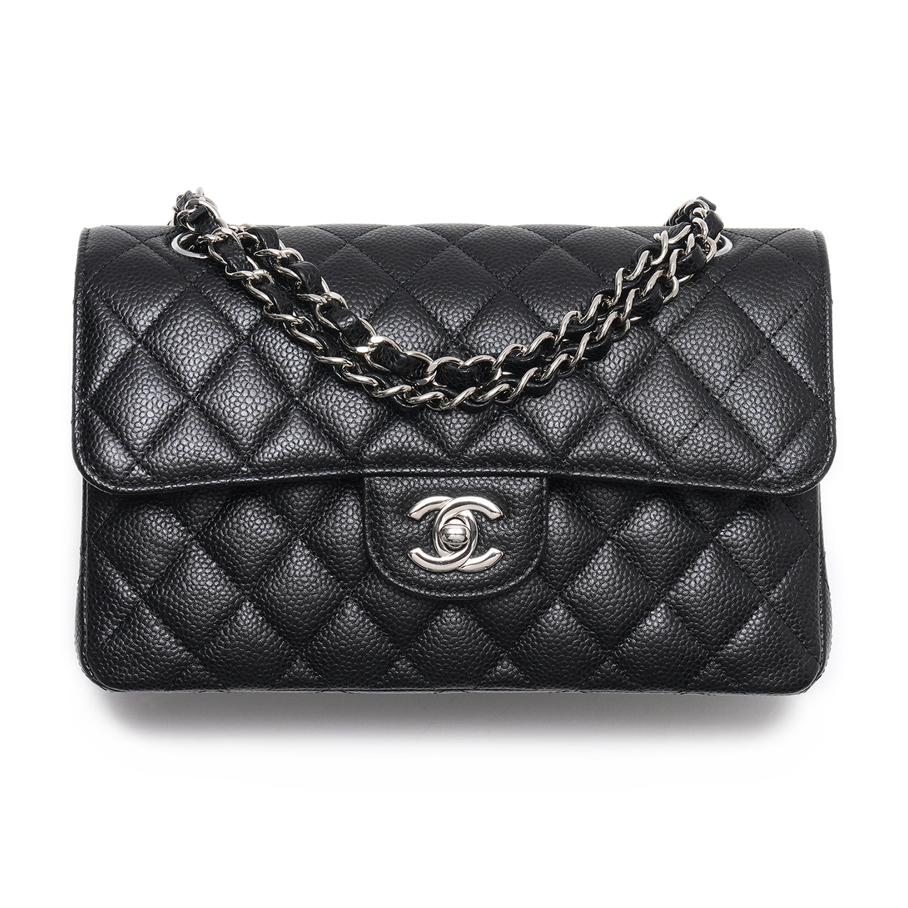 CHANEL(USED)샤넬 캐비어 클래식 스몰 플랩백