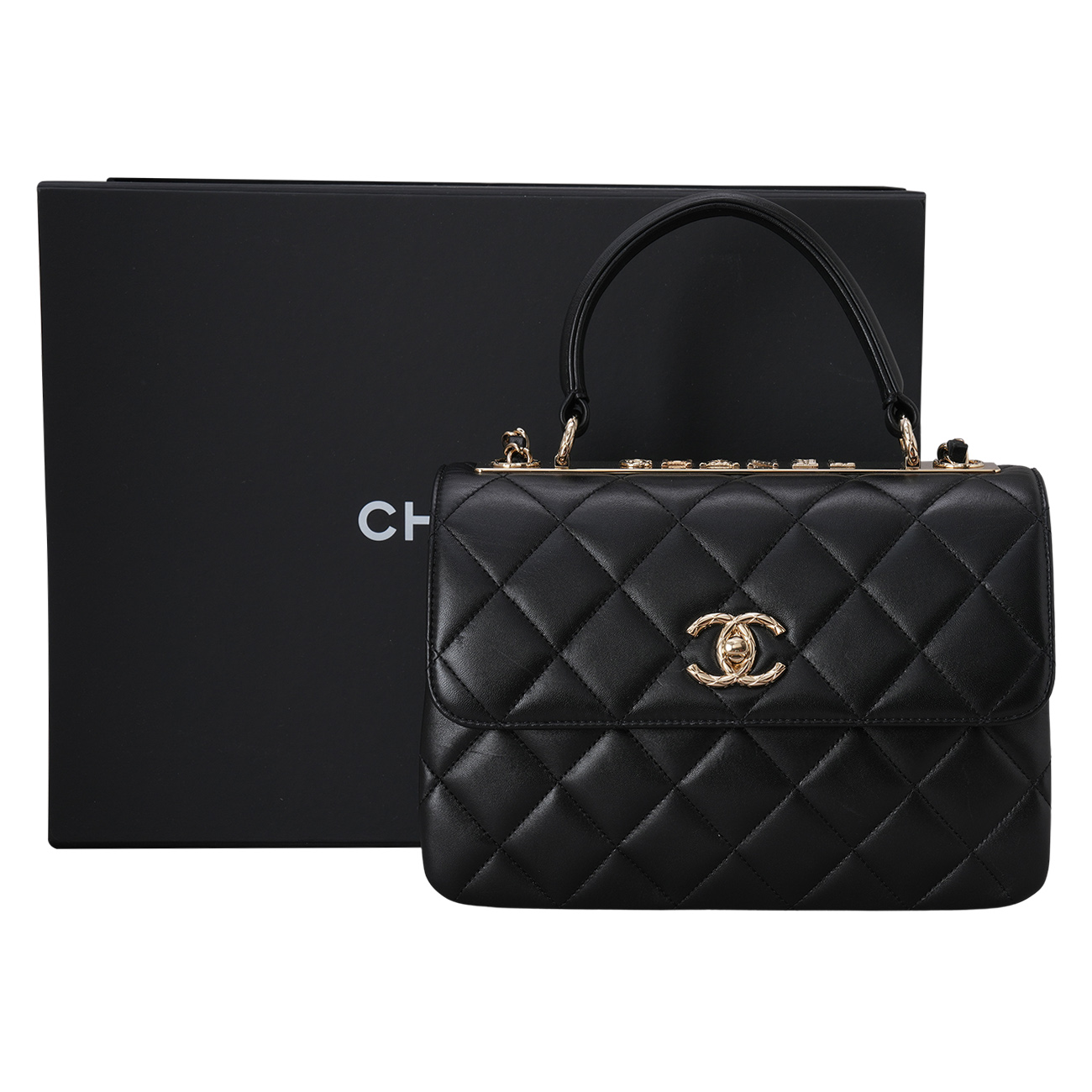 CHANEL(USED)샤넬 A92236 램스킨 트렌디 CC 스몰