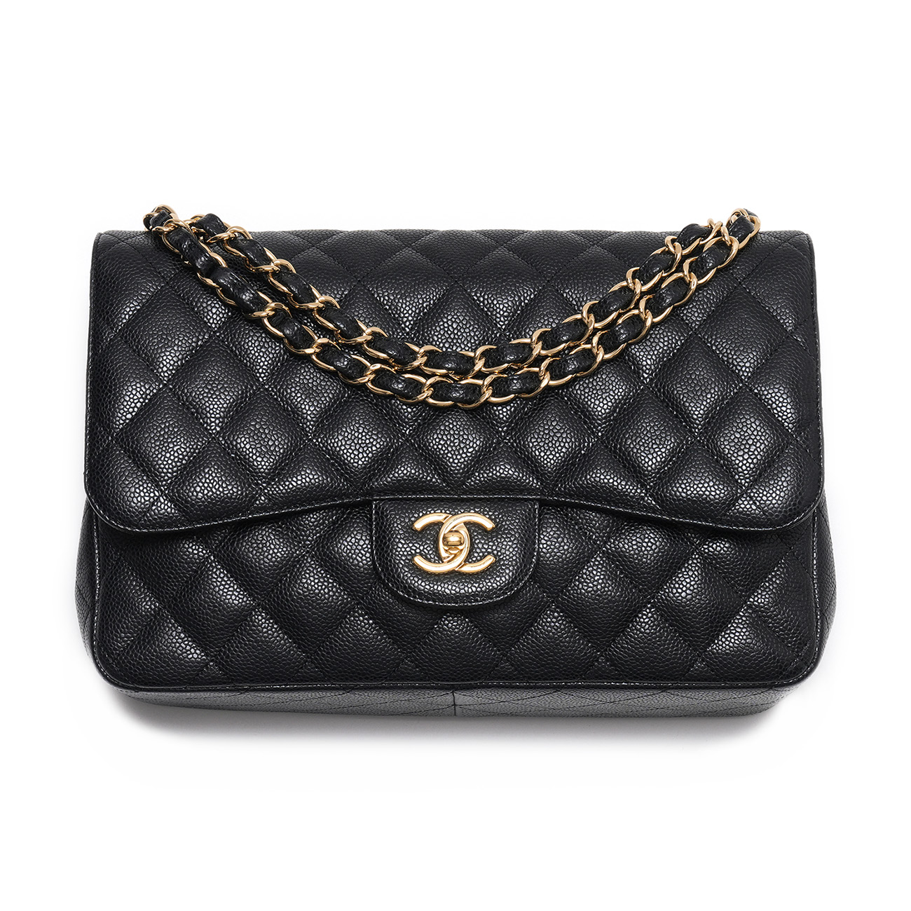 CHANEL(USED)샤넬 캐비어 클래식 점보 플랩백