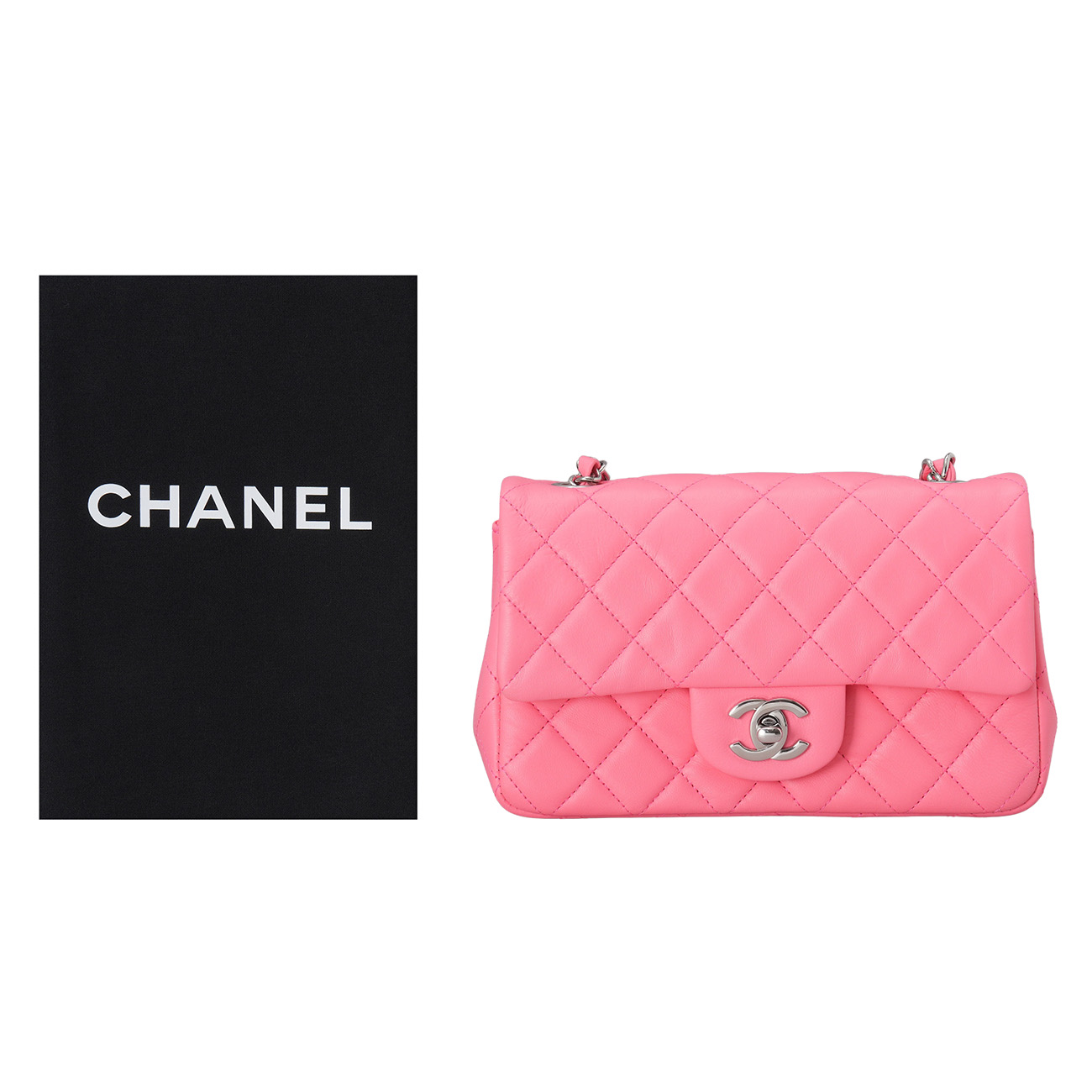 CHANEL(USED)샤넬 A69900 램스킨 뉴미니 크로스백