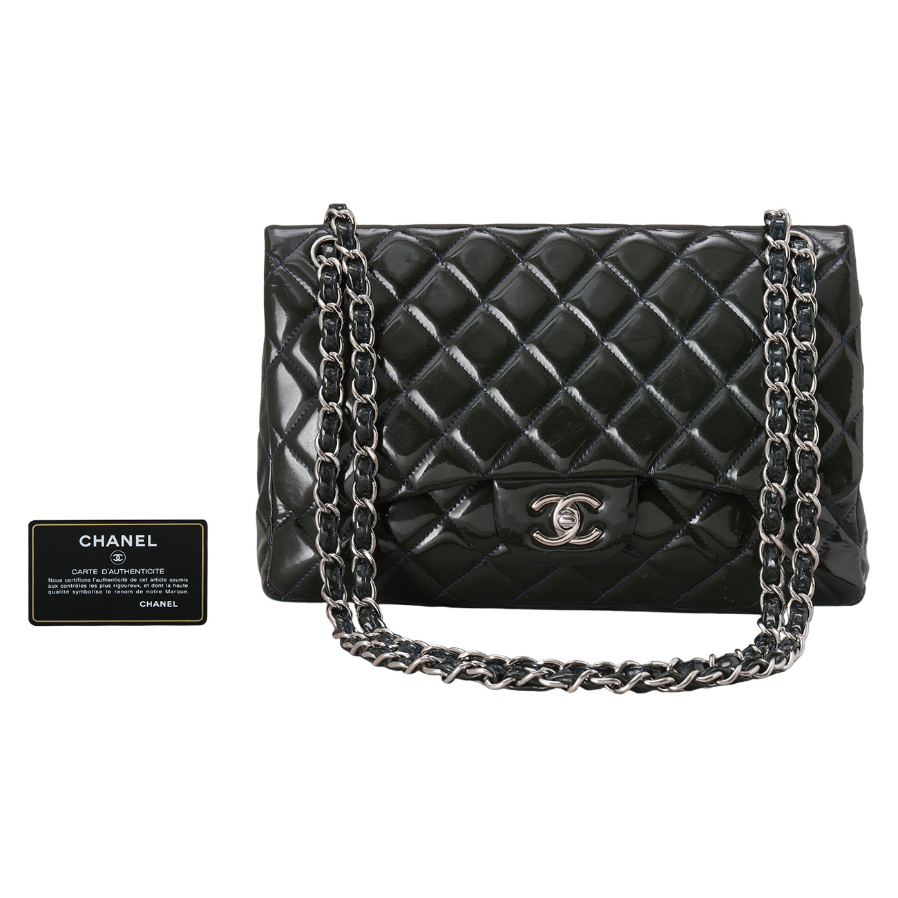 CHANEL(USED)샤넬 페이던트 클래식 점보 플랩백