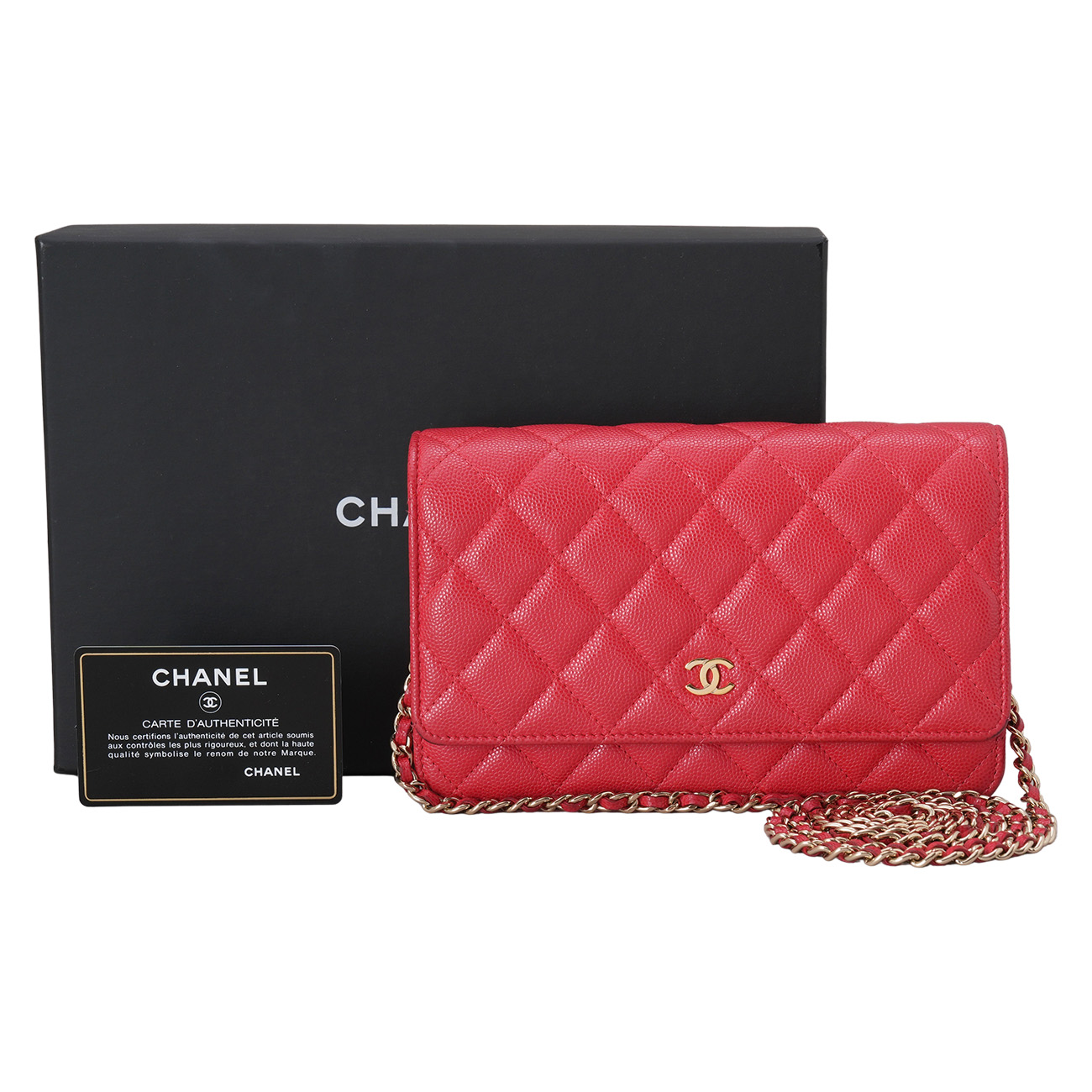 CHANEL(USED)샤넬 캐비어 클래식 WOC